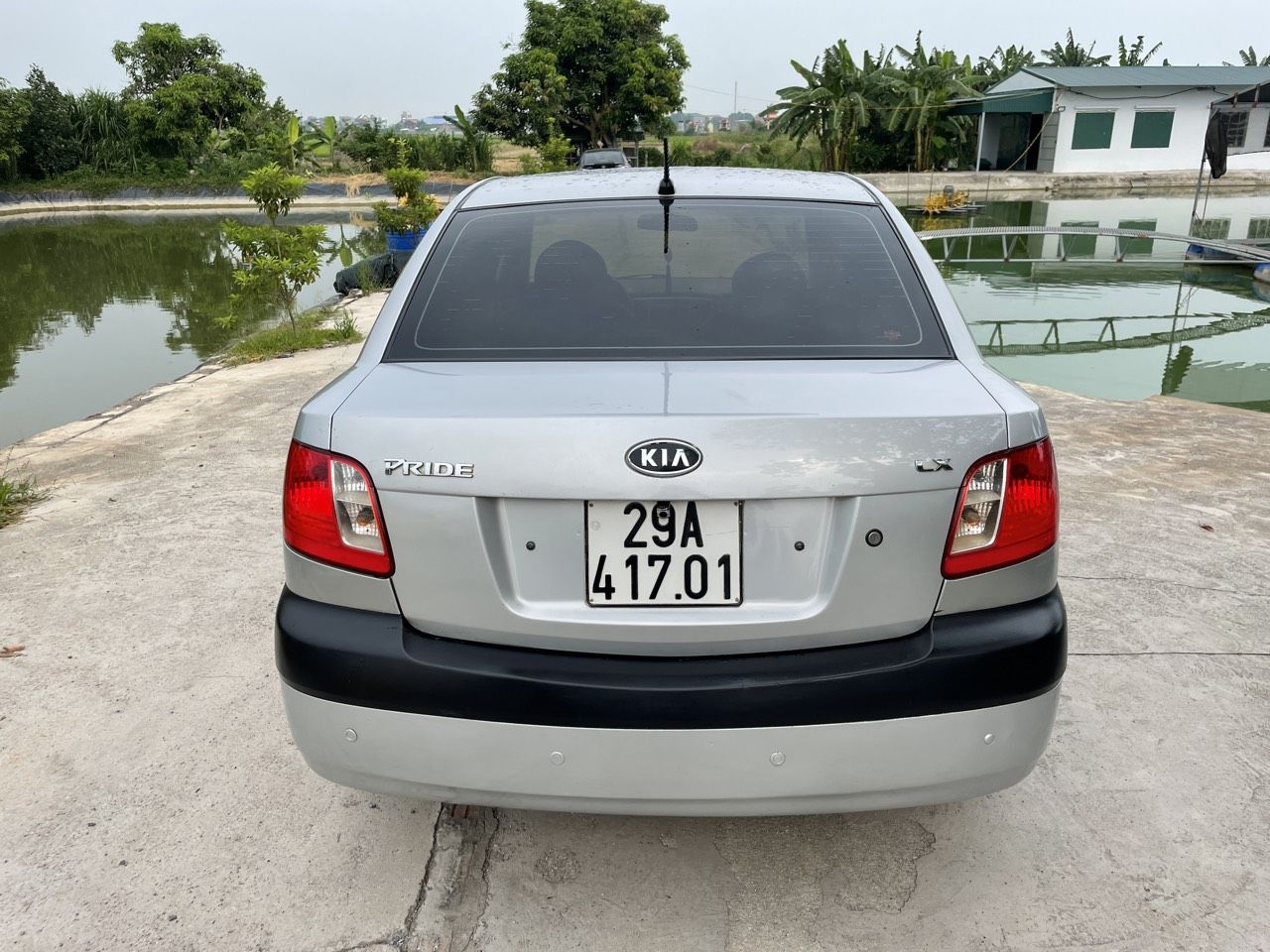 Kia Pride 2008 - Xe màu bạc, giá 225tr