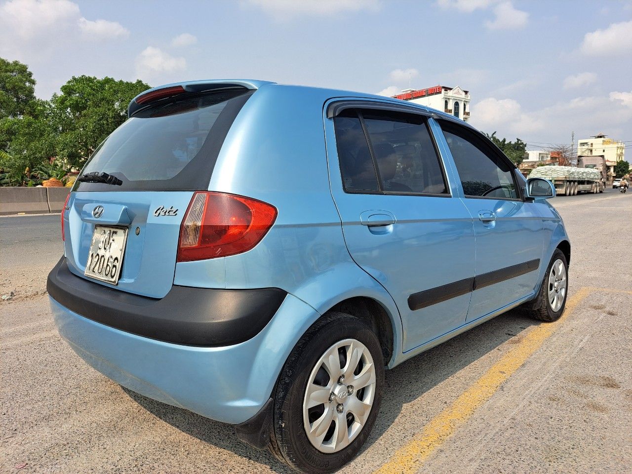 Hyundai Getz 2010 - Màu xanh lam, xe nhập giá ưu đãi