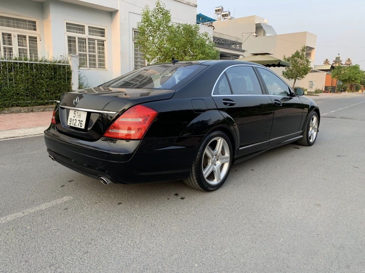 Mercedes-Benz S550 2007 - Xe màu đen