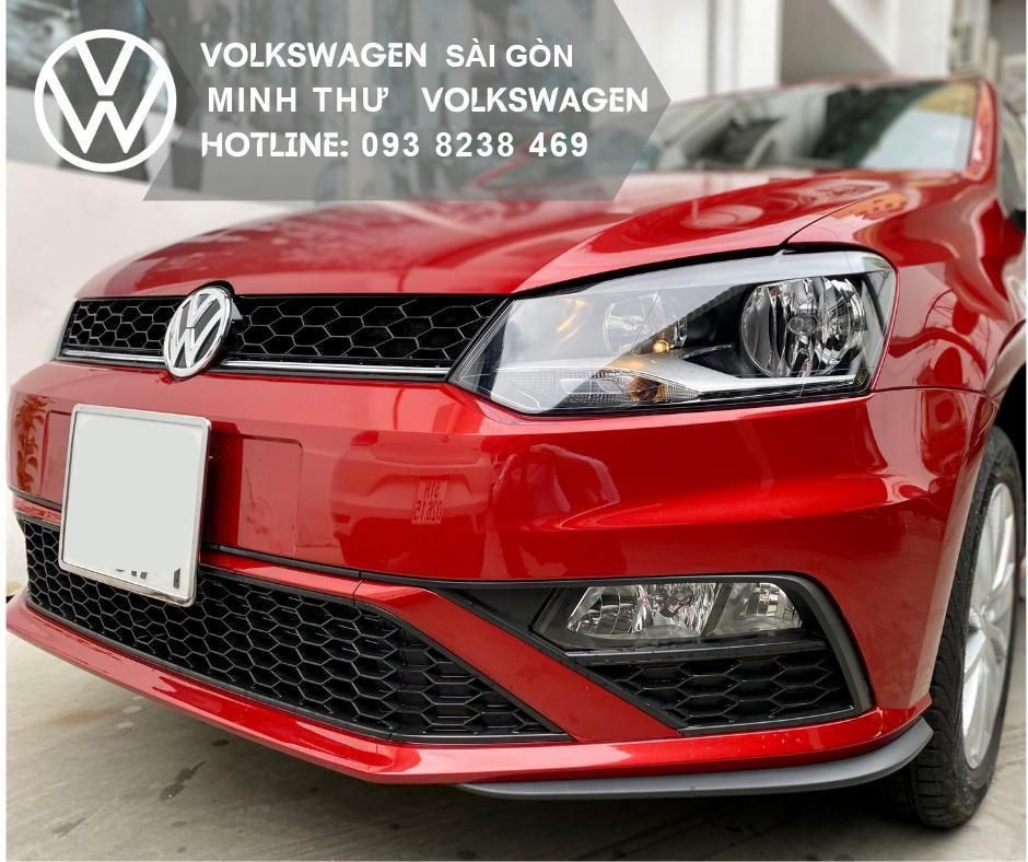 Volkswagen Polo 2023 - Màu đỏ sunset xe nhỏ gọn đô thị - Khuyến mãi Polo tháng 6/2023 100% trước bạ + 5 năm bảo dưỡng LH Ms Minh Thư