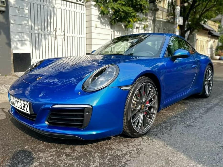 Porsche 911 2017 - Màu xanh lam, xe nhập