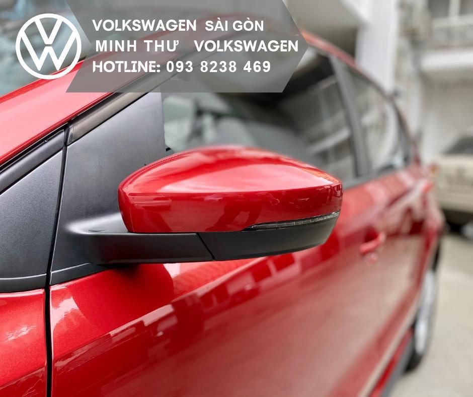 Volkswagen Polo 2023 - Màu đỏ sunset xe nhỏ gọn đô thị - Khuyến mãi Polo tháng 6/2023 100% trước bạ + 5 năm bảo dưỡng LH Ms Minh Thư