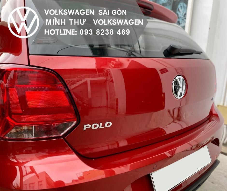 Volkswagen Polo 2023 - Màu đỏ sunset xe nhỏ gọn đô thị - Khuyến mãi Polo tháng 6/2023 100% trước bạ + 5 năm bảo dưỡng LH Ms Minh Thư