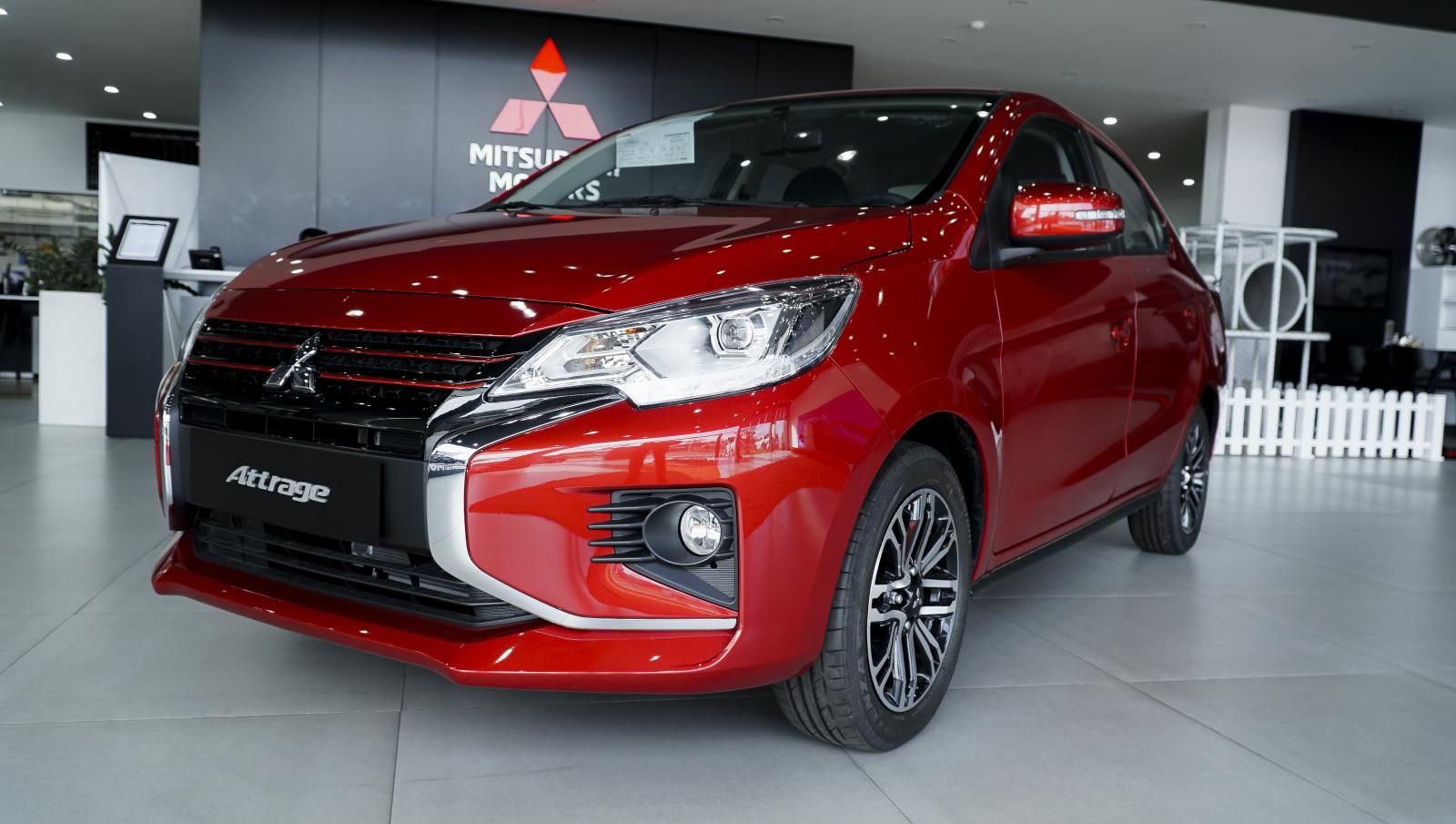 Mitsubishi Attrage 2023 - Giảm 50% trước bạ - Tặng thêm PK - Sẵn giao ngay