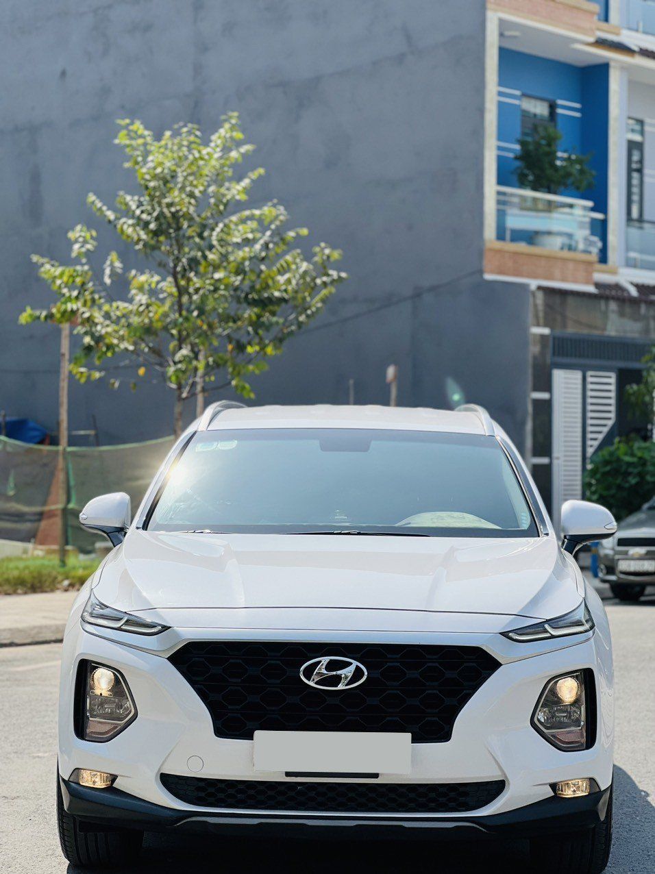 Hyundai Santa Fe 2019 - Màu trắng, giá chỉ 828 triệu