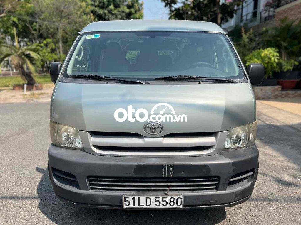 Toyota Hiace  2.5Mt 2007 KO KINH DOANH DV XE ĐẸP ZIN 100% 2007 - HIACE 2.5Mt 2007 KO KINH DOANH DV XE ĐẸP ZIN 100%