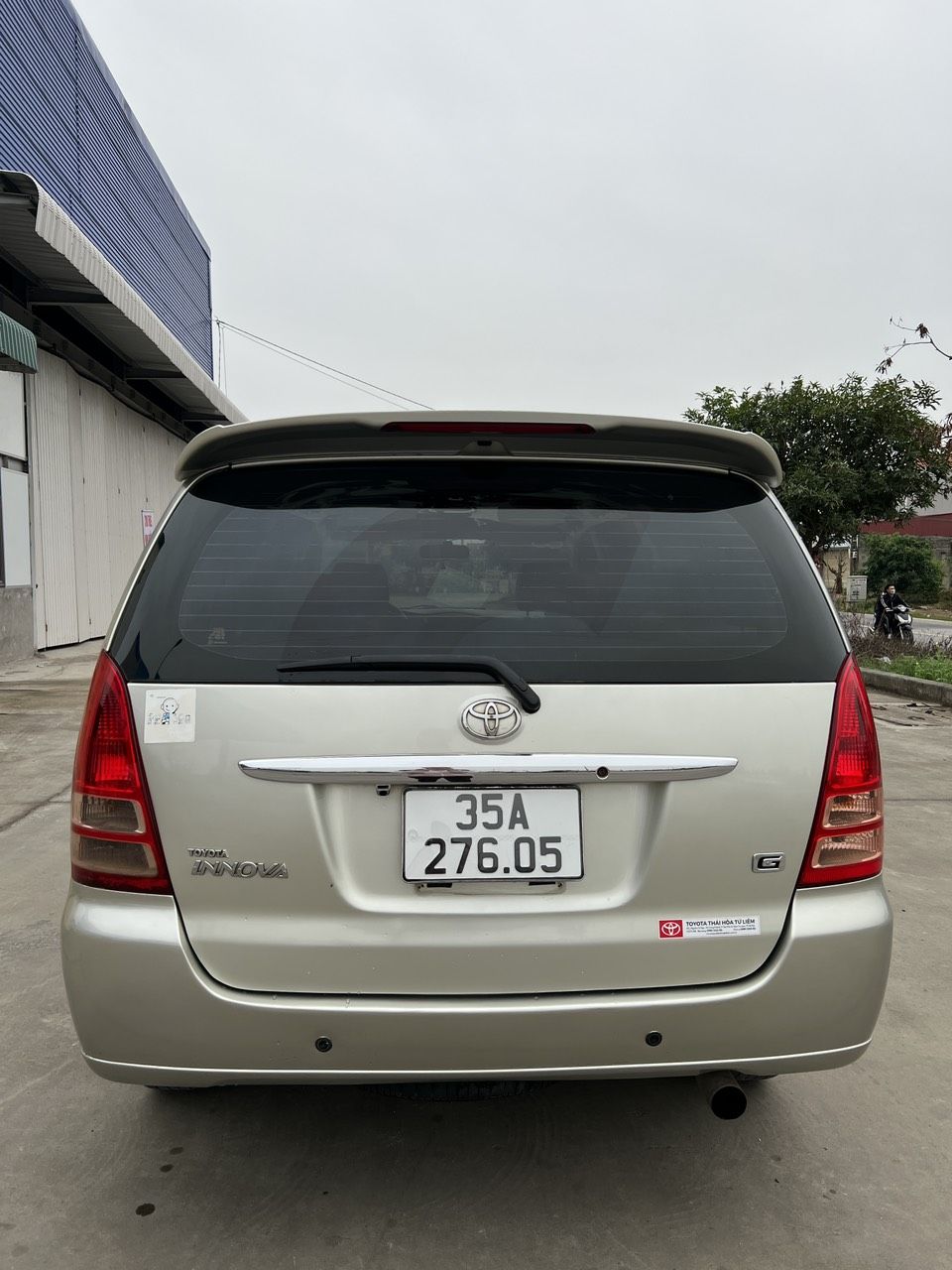 Toyota Innova 2007 - Keo chỉ cột kèo sơn si zin