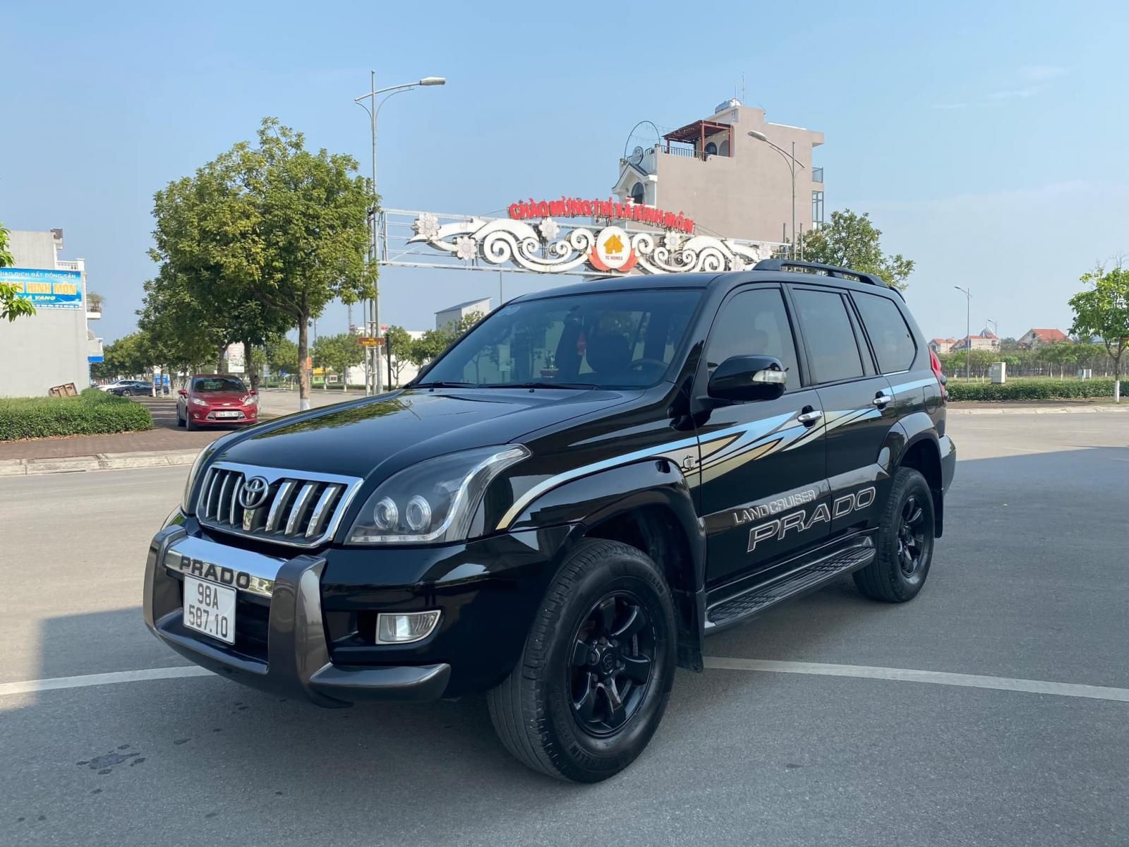 Toyota Land Cruiser Prado 2008 - Xe màu đen