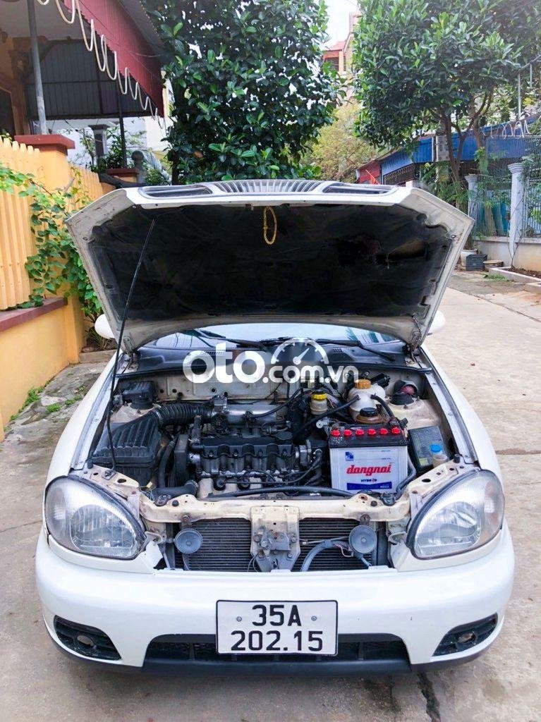 Daewoo Lanos   2001 trắng xe gia đình sử dụng 2001 - Lanos Daewoo 2001 trắng xe gia đình sử dụng