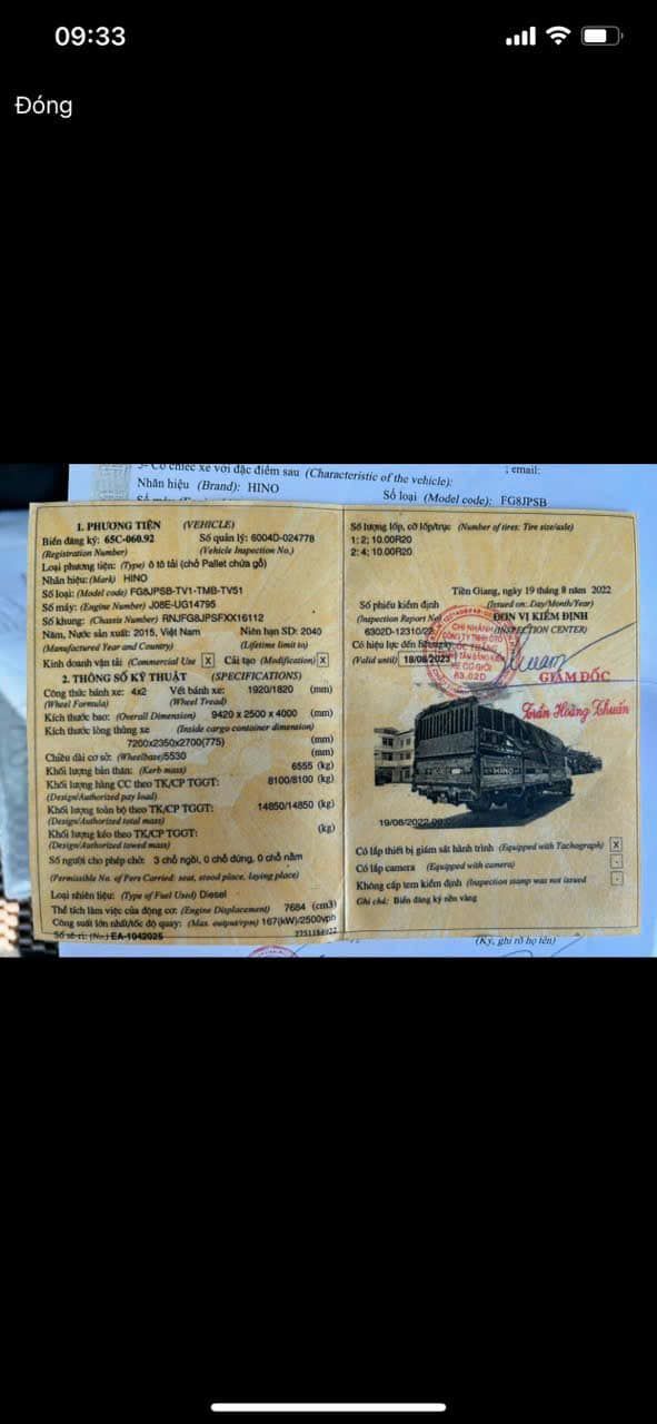 Hino FG 2015 - Hino FG 2015