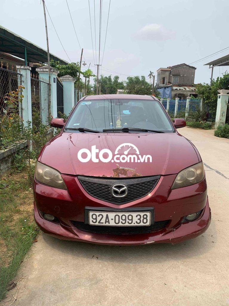 Mazda 3 Dư bán   số sàn sx 2004 màu đỏ 2005 - Dư bán Mazda 3 số sàn sx 2004 màu đỏ