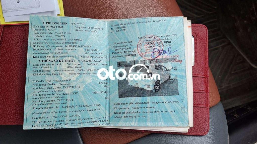 Toyota Wigo Can ban xe  đội 2018 2018 - Can ban xe wigo đội 2018
