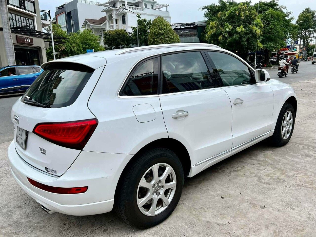 Audi Q5 2014 - Màu trắng, nội thất nâu cực đẹp