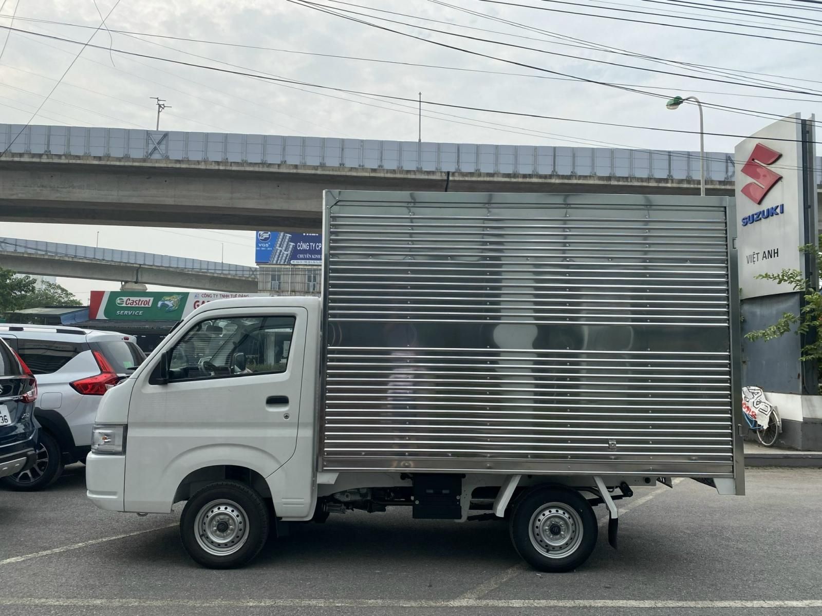 Suzuki Super Carry Pro 2022 - Thùng kín inox nối dài - KM 15tr có cửa hông