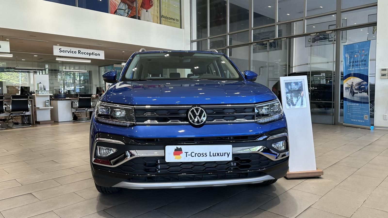 Volkswagen T-Cross 2022 - Bán Volkswagen TCross xanh dương cực đẹp mới về xe nhập khẩu