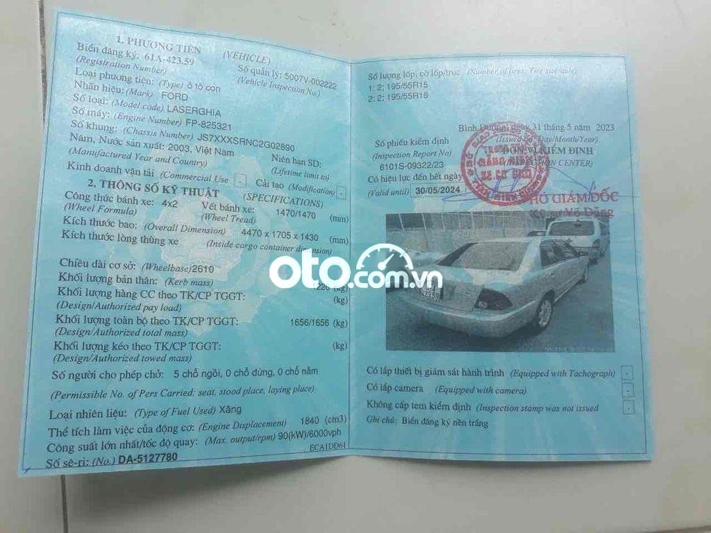 Ford Laser cần ta đi em   2003 - cần ta đi em Ford laser