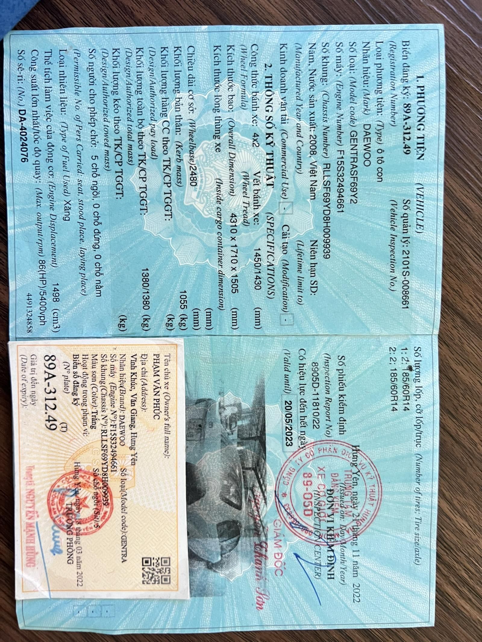 Daewoo Gentra 2008 - Xe bảo dưỡng định kì