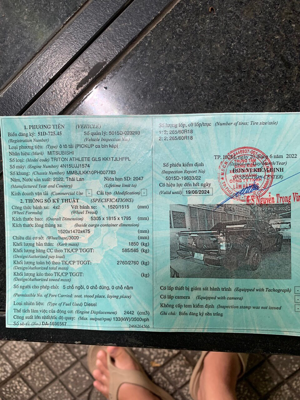 Mitsubishi Triton 2022 - CHÍNH CHỦ CẦN BÁN XE BÁN TẢI TRITON ATHLETE 4X2AT FULL -2022 