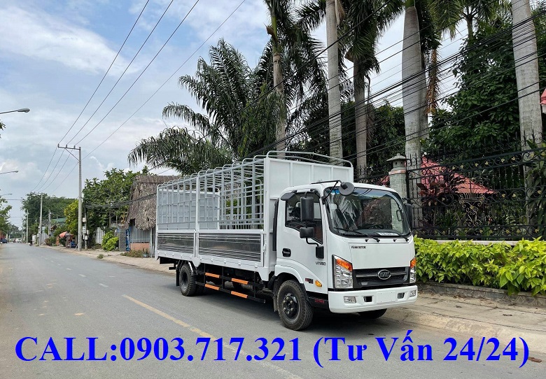 Xe tải 1,5 tấn - dưới 2,5 tấn 2023 - Xe tải Veam VT260 thùng dài. Bán trả góp xe tải Veam VT260 thùng dài 6m2