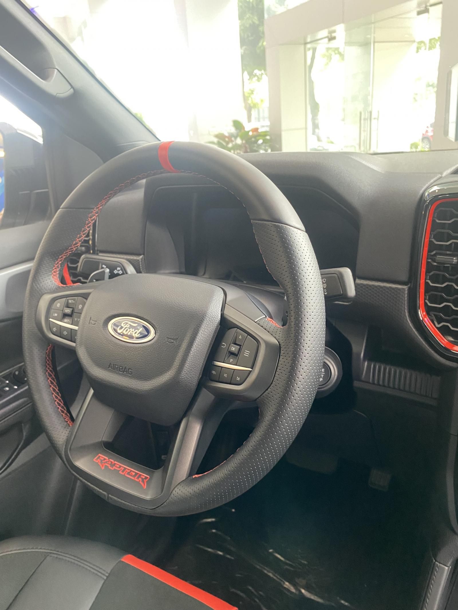 Ford Ranger Raptor 2023 - Raptor Cực chất, màu Ghi cuốn hút, nam tính,Giá ưu đãi cực tốt đến KH, hỗ trợ vay đến 90%
