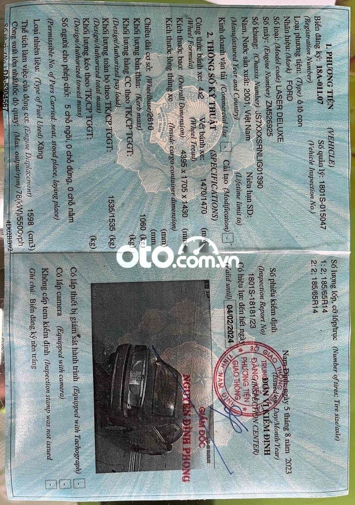 Ford Laser rẻ hơn Sh việt 2002 - rẻ hơn Sh việt