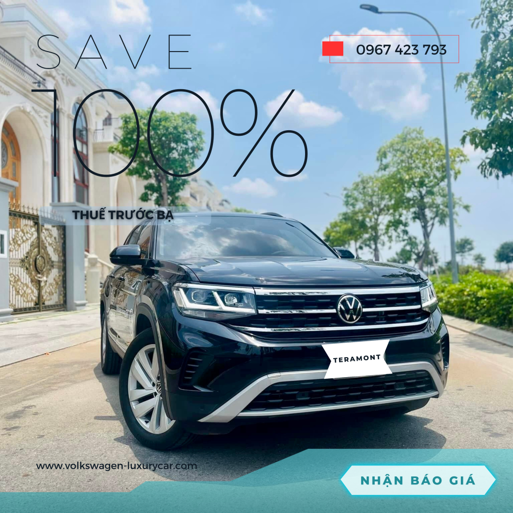 Volkswagen Teramont 2023 -  Volkswagen Teramont : Giá xe Teramont 2023 và những ưu đãi trong năm 2023