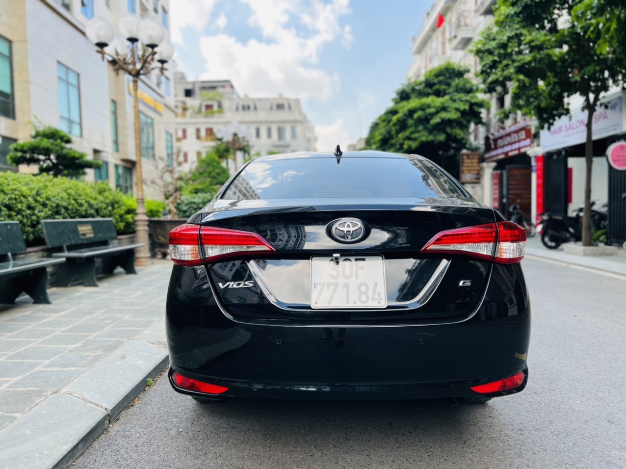 Toyota Vios G 2019 - BÁN Ô TÔ TOYOTA VIOS 1.5G AT, SẢN XUẤT 2019 - MÀU ĐEN