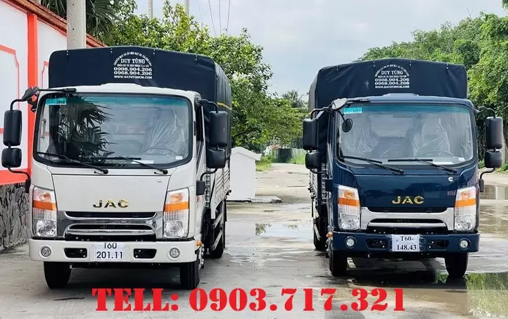 Xe tải 1,5 tấn - dưới 2,5 tấn 2023 - Xe tải Jac N200S tải 1t99 thùng dài 4m3 máy Cummins Mỹ