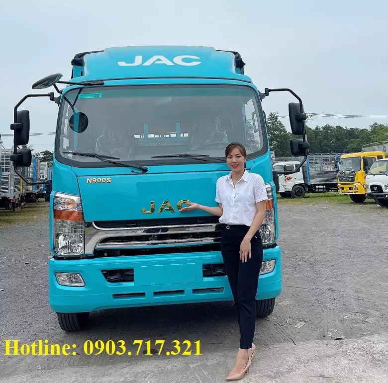 Xe tải 5 tấn - dưới 10 tấn 2023 - Bán xe tải Jac N900S.Plus thùng bửng nhôm cao cấp giá ưu đãi