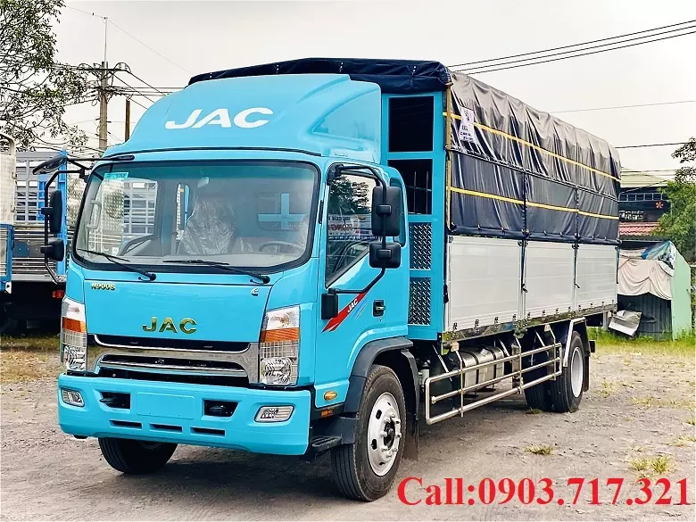 Xe tải 5 tấn - dưới 10 tấn 2023 - Bán xe tải Jac N900S.Plus thùng bửng nhôm cao cấp giá ưu đãi