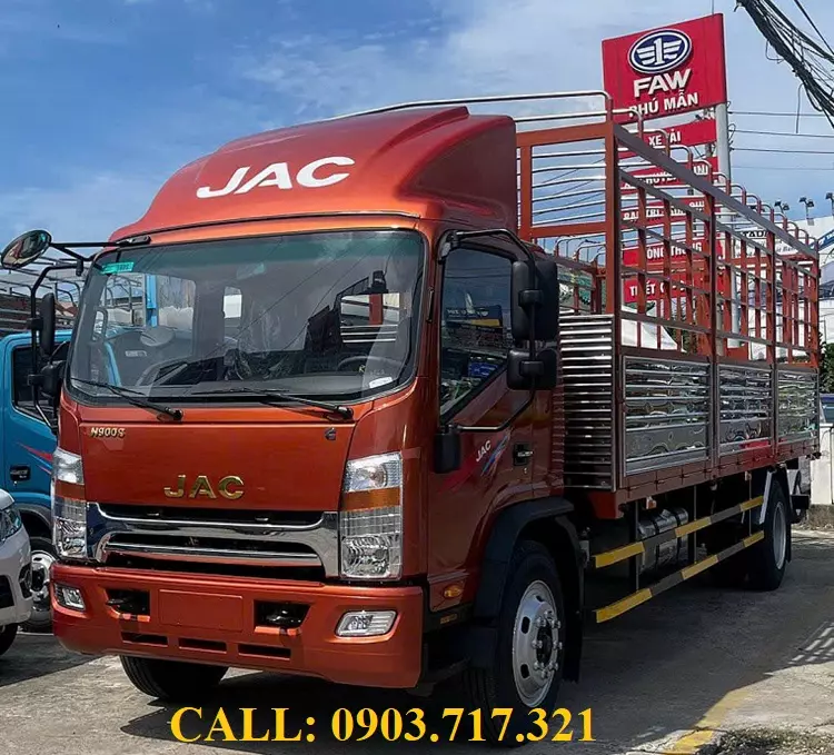 Xe tải 5 tấn - dưới 10 tấn 2023 - Bán xe tải Jac N900 mới 2023. Giá bán trả góp xe tải Jac N900 thùng 7m