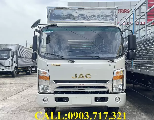 Xe tải 5 tấn - dưới 10 tấn 2024 - Bán xe tải JAC N650 Plus thùng kín 6T4 giá tốt