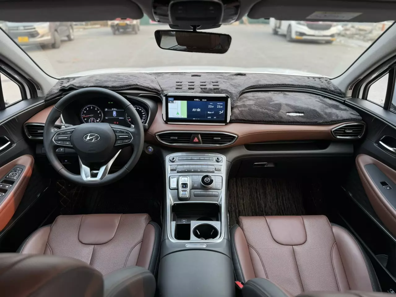 Hyundai Santa Fe 2022 - BÁN XE HYUNDAI SANTA-FE  2.5AT 2022 - GIÁ : 978 TRIỆU.