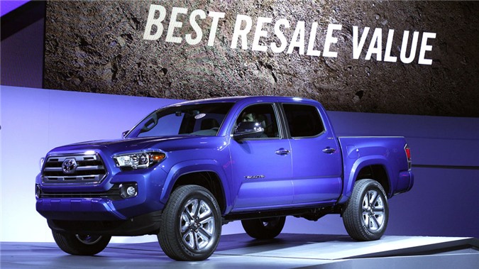 10 mẫu xe giữ giá tốt nhất sau 5 năm: Toyota Tacoma.