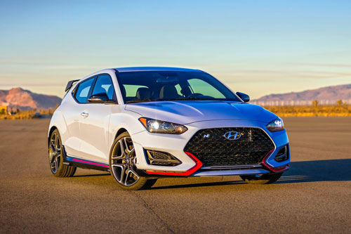 Top 10 mẫu xe thể thao giá rẻ tốt nhất: Hyundai Veloster N 2019.