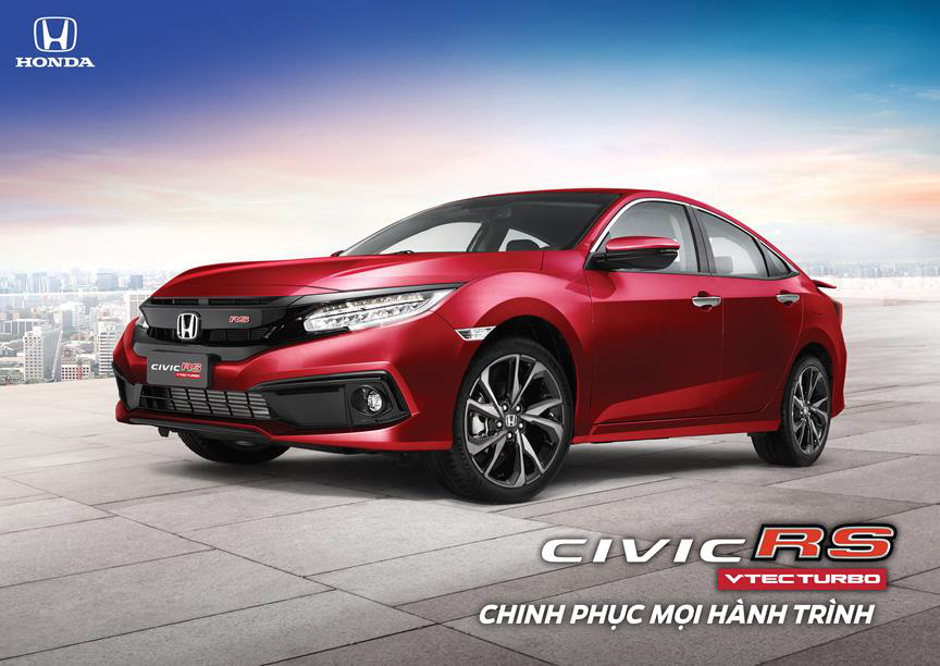 Honda Civic RS 2020 bổ sung thêm màu mới