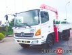 Xe chuyên dùng Xe tải cẩu 2016 - Bán xe tải cẩu Hino FG8JPSB 9,4 tấn gắn cần cẩu sức nâng 5050 kg 2016 giá 1 tỷ 100 triệu  (~52,381 USD)