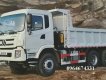 Xe tải 10000kg 2016 - Bán xe ben tự đổ Dayun 3 chân trọng tải 13 tấn tại Quảng Ninh 0964674331