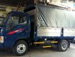 JAC HFC 2017 - Bán xe tải Jac 2.4 tấn, thùng mui bạt, màu xanh đời 2017 giá rẻ