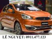 Mitsubishi Mirage MT 2017 - Bán Mitsubishi Mirage màu cam, xe nhập khẩu, siêu lợi xăng, hỗ trợ trả góp, LH 0911477123