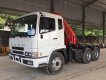 Xe tải 1000kg 2017 - Xe đầu kéo Fuso gắn cẩu gấp, cẩu xếp Palfinger 10 tấn