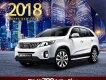 Kia Sorento GAT 2017 - Bán ô tô Kia Sorento GAT năm 2018, màu trắng, giá 799tr