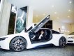 BMW i8   2018 - Bán xe thể thao hạng sang BMW i8 model 2015, màu trắng xanh, mới 98%, nhập khẩu