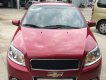 Chevrolet Aveo LT 1.4MT 2017 - Bán Chevrolet Aveo LT màu đỏ tươi, số sàn sản xuất 2017 biển Sài Gòn