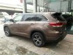 Toyota Highlander LE  2018 - Bán xe Toyota Highlander 2018, màu nâu, xe nhập