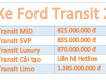 Ford Transit Transit Limited 2018 - Bán Ford Transit 2018 Cao cấp Giảm 68 triệu + Phụ kiện theo xe
