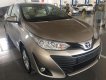 Toyota Vios 1.5E CVT 2018 - Bán xe Toyota Vios 1.5E CVT màu nâu, tặng gói bảo dưỡng 20.000km, hỗ trợ vay lên tới 90% giá trị xe, lh: 0912493498