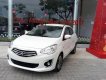 Mitsubishi Attrage  1.2 CVT Eco 2018 - Cần bán Mitsubishi Attrage sản xuất năm 2018, màu trắng, xe nhập, 395 triệu