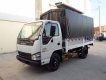 Isuzu QKR 2017 - Bán Isuzu xe tải thùng mui bạc đời 2018, màu bạc, xe nhập, giá 400tr