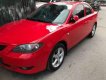 Mazda 3   2005 - Bán Mazda 3 năm sản xuất 2005, màu đỏ số sàn, giá 225tr